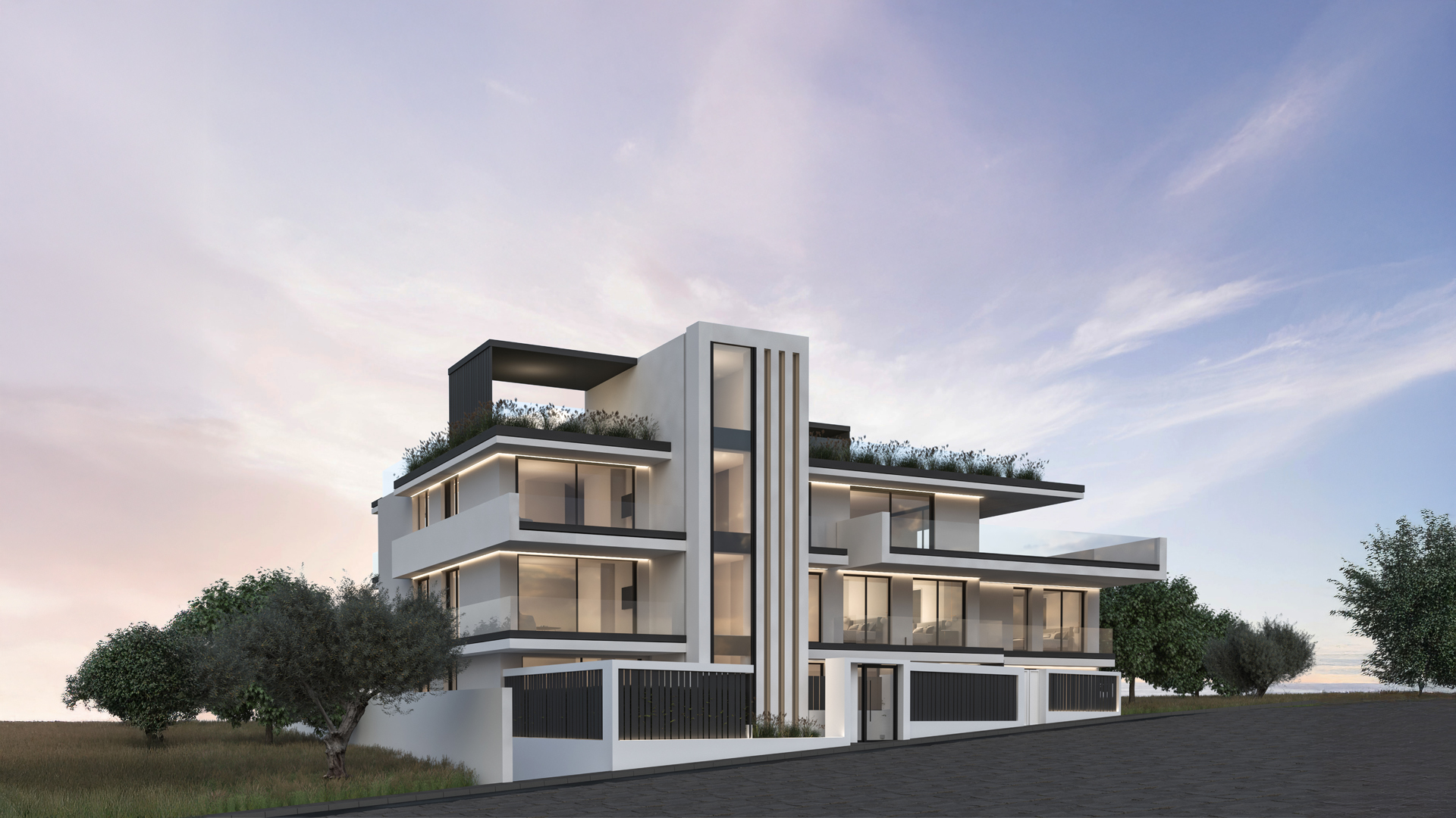 GREEN MELAKIS FESTOS RESIDENCE HRAKLEIO EXTERIOR DESIGN