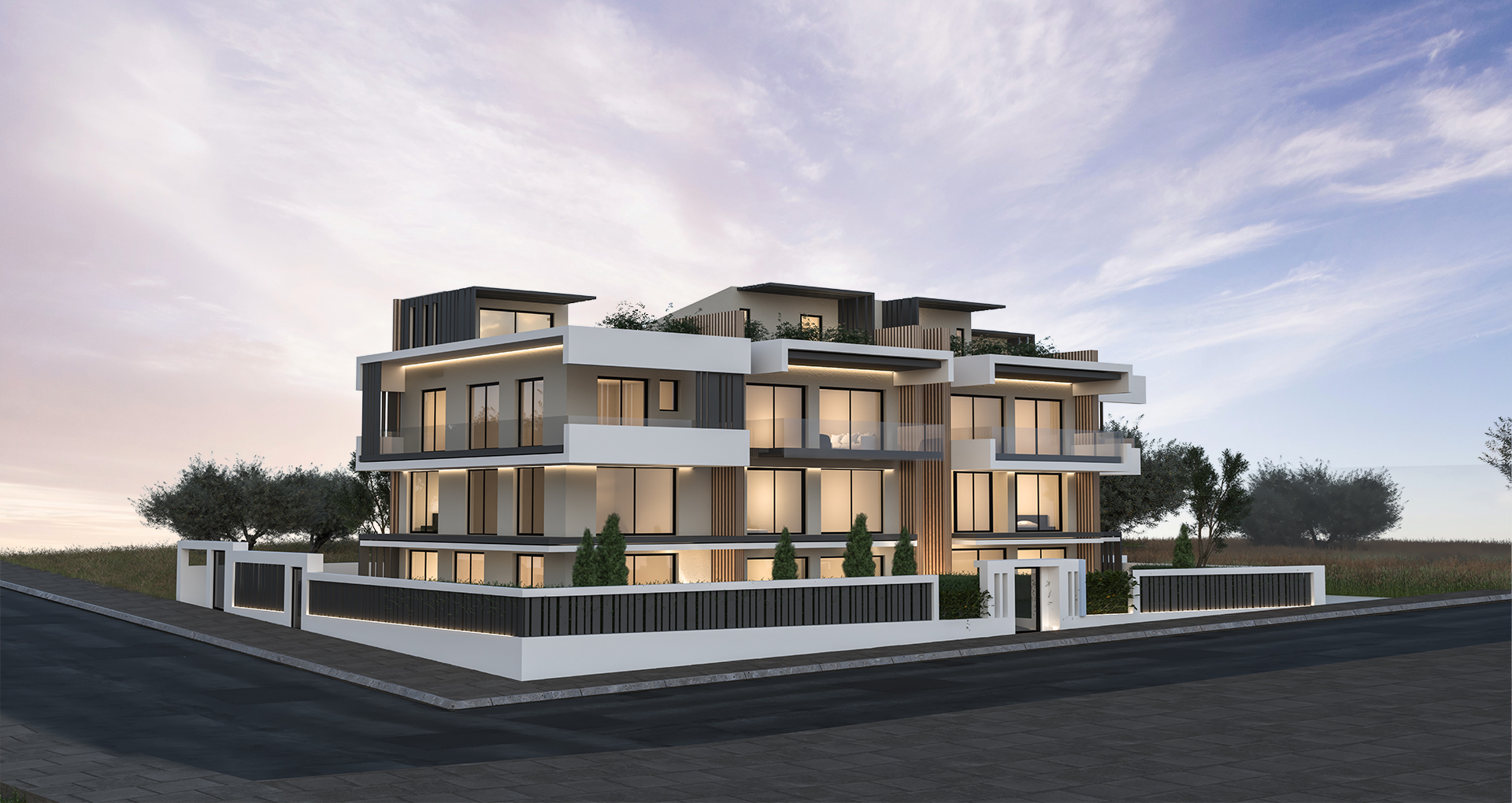 GREEN MELAKIS DANDELION RESIDENCE HRAKLEIO EXTERIOR DESIGN